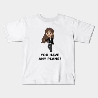 Mary Jane - "Do you have any plans?" Kids T-Shirt